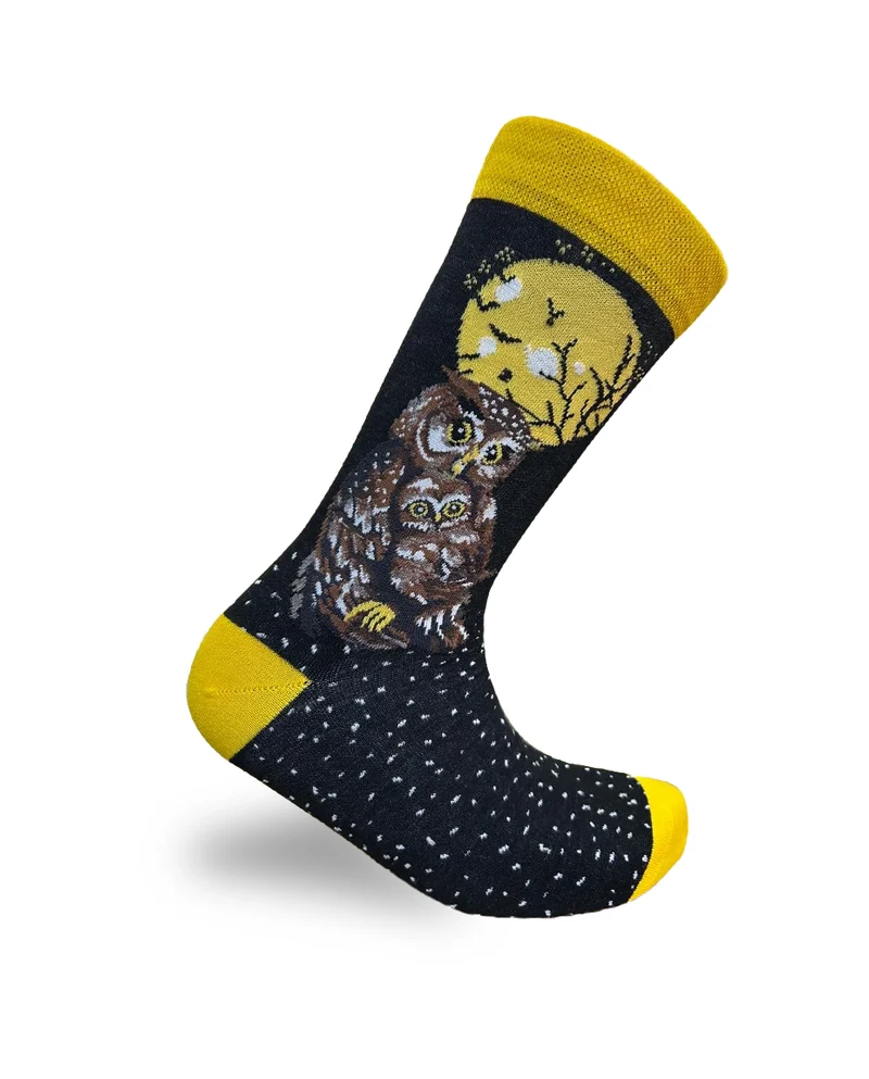 Owl Socks Night Bird Edition