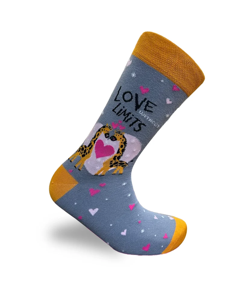 Love Without Limits Socks Emotional Message Edition