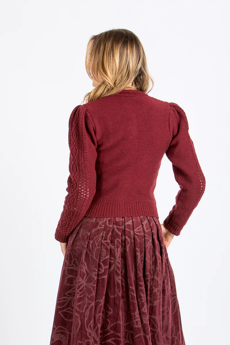 Berwin & Wolff Strickjacke 16226 bordeaux