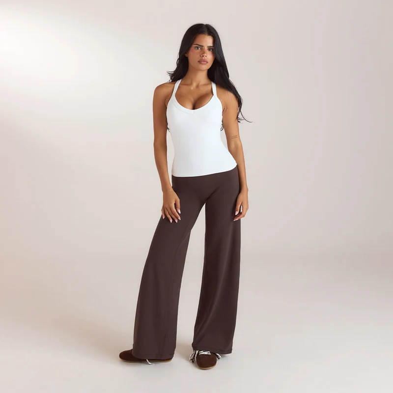 ContourSoft™ Cami-Top mit V-Ausschnitt - Weiß