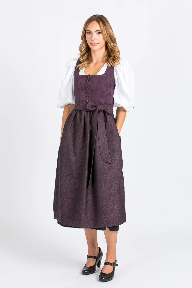 Almliebe Dirndl Amalie violet