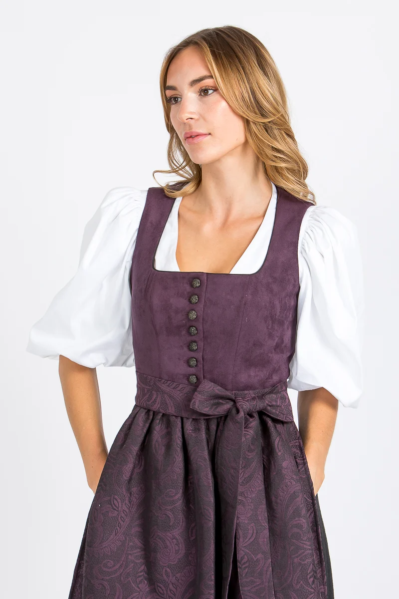 Almliebe Dirndl Amalie violet