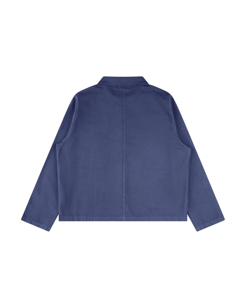 Blaue Twilljacke aus 100% Bio- Baumwolle von Matona