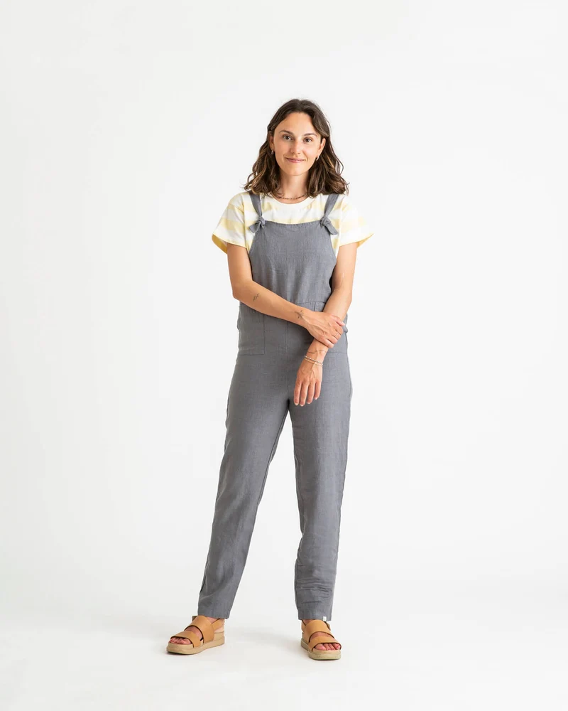 Blauer Overall aus Leinen von Matona