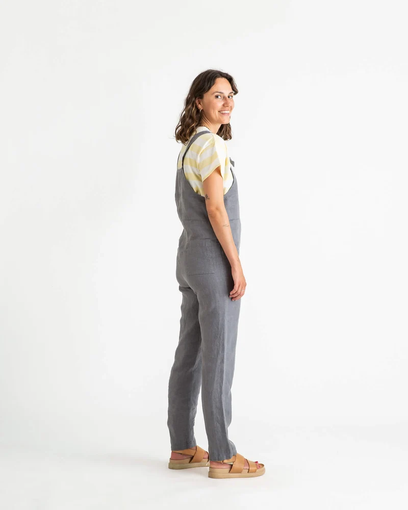 Blauer Overall aus Leinen von Matona