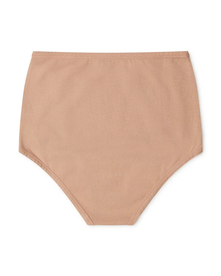 Hellbrauner Slip terracotta aus Bio-Baumwolle von Matona