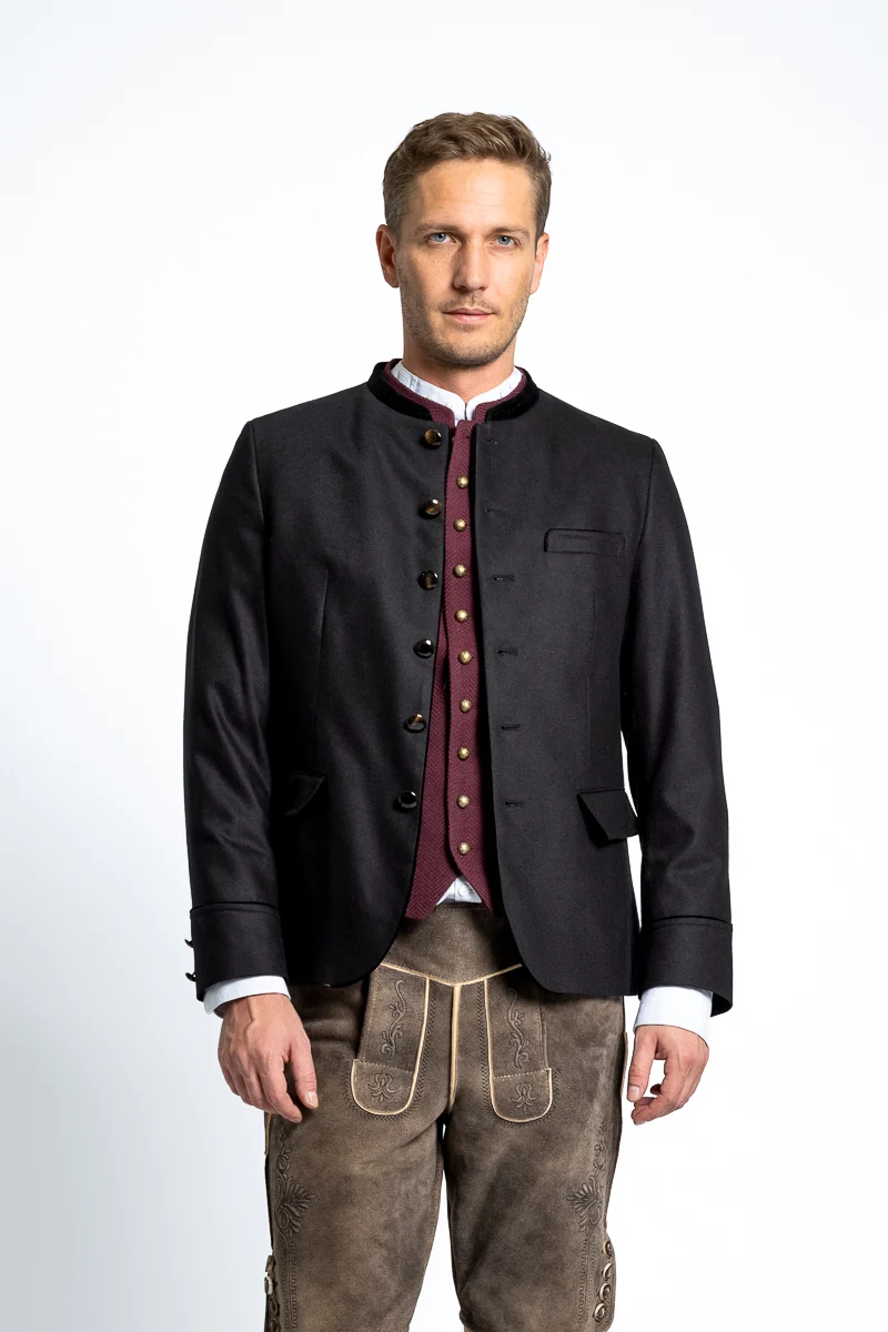 Gottseidank Trachtenjanker Helmut A005577 schwarz