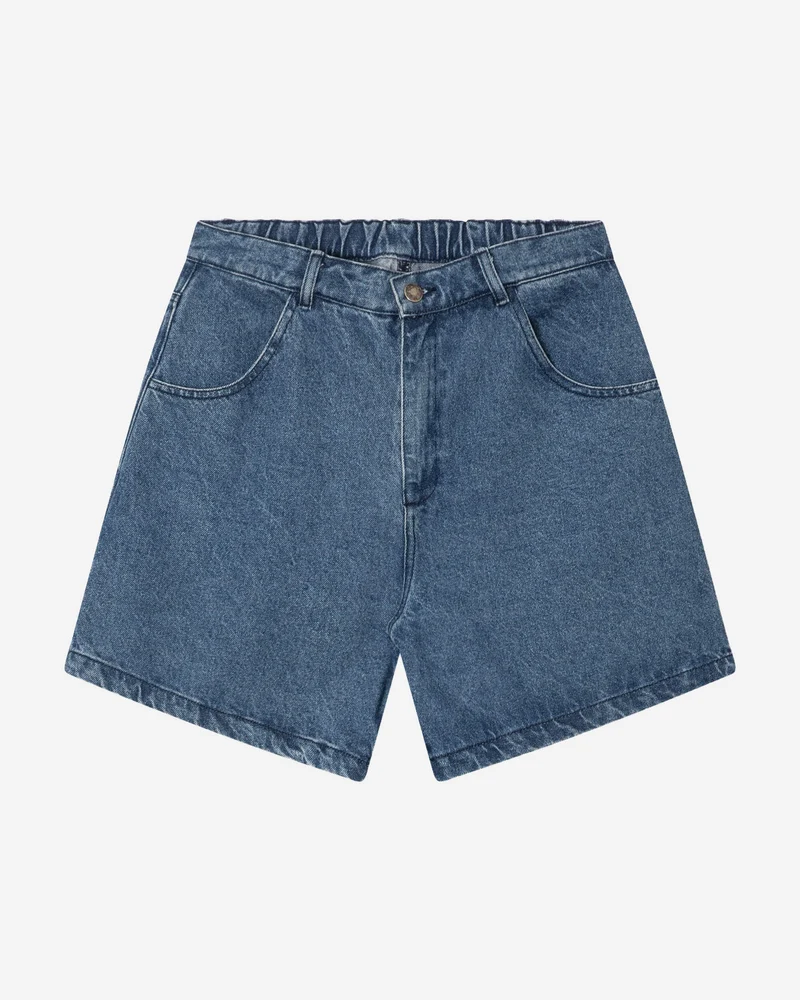 Blaue Shorts aus Bio-Baumwolle von Matona