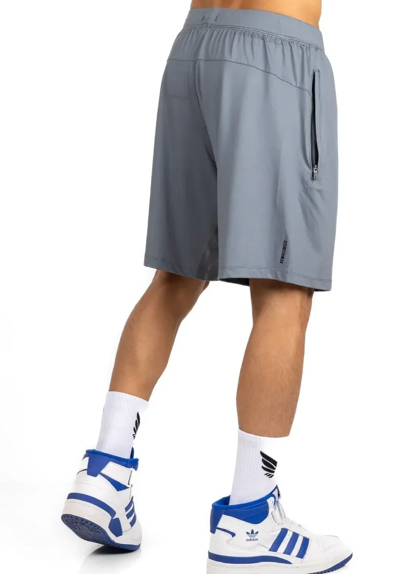 Graue Shorts Zeyla Performance aus recyceltem Poyester von Nivays