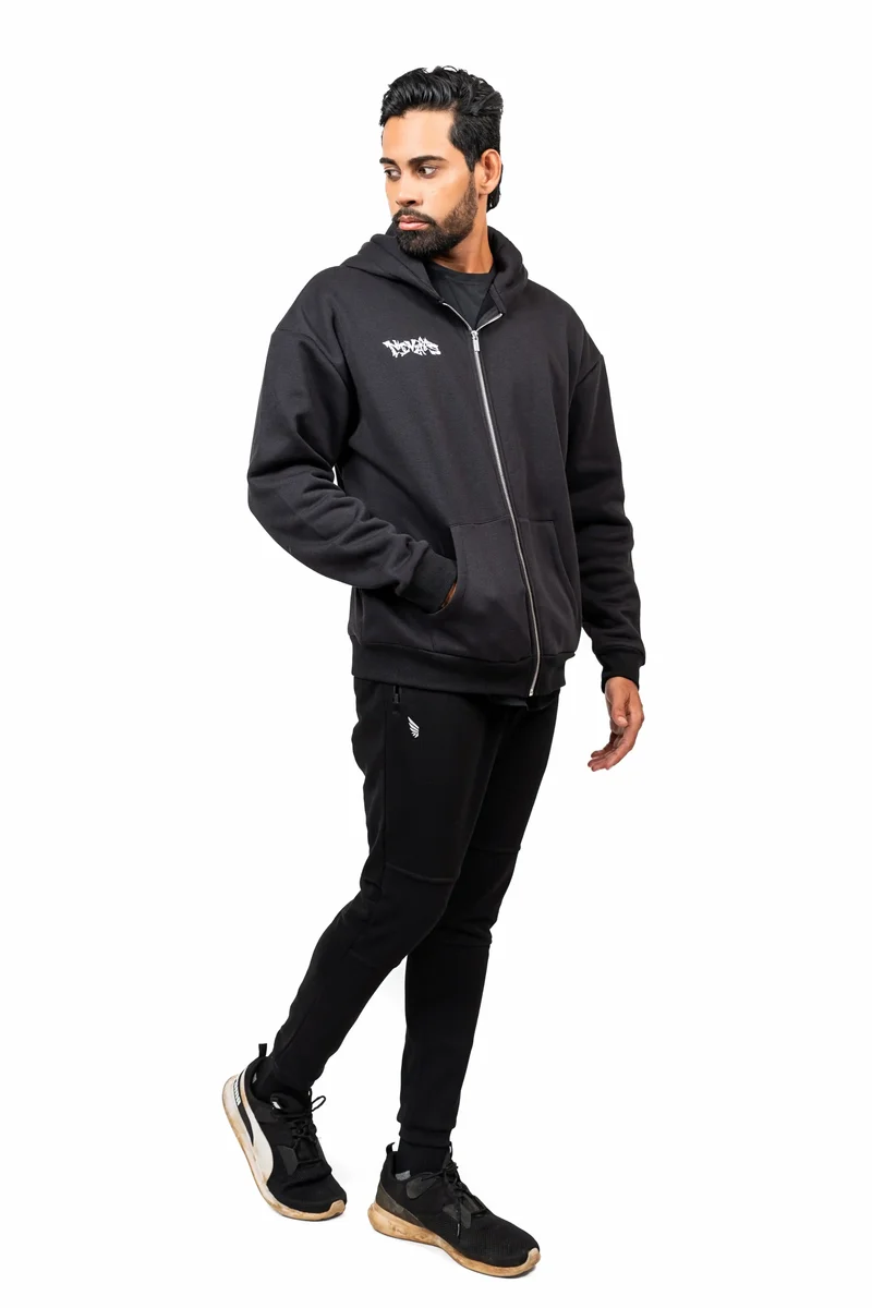 Schwarze Jogginghose Gravity Lifestyle aus Baumwolle von Nivays