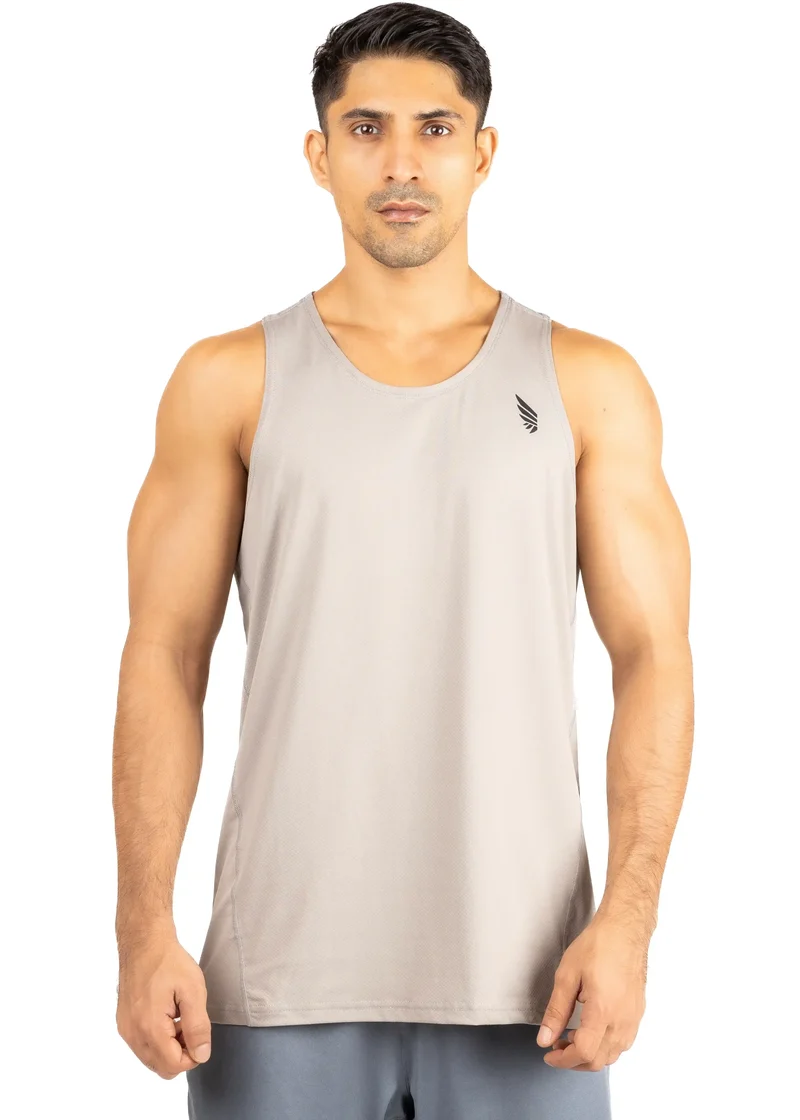 Graues Tank-Top Zeyla Performance aus recyceltem Polyester von Nivays
