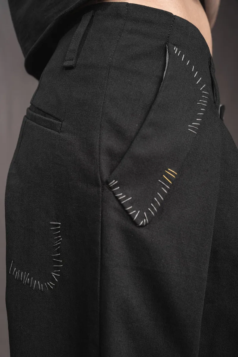 eigensinnig wien | YlaEgo | Extravaganter Designer-Zweiteiler mit Gehrock und Bundfaltenhose