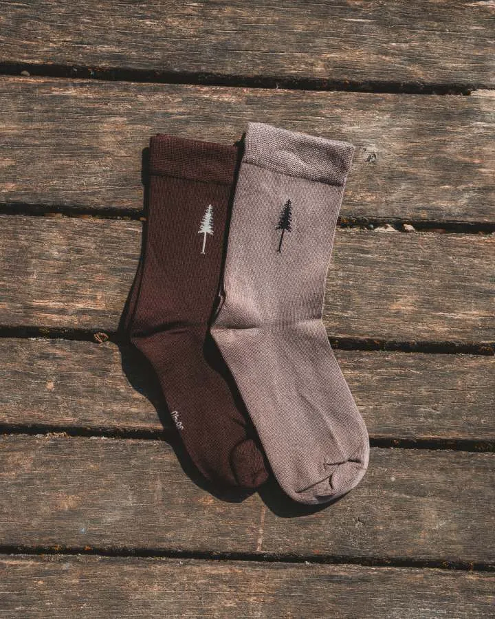 Socken-Set Tree Standard aus Tencel von Nikin