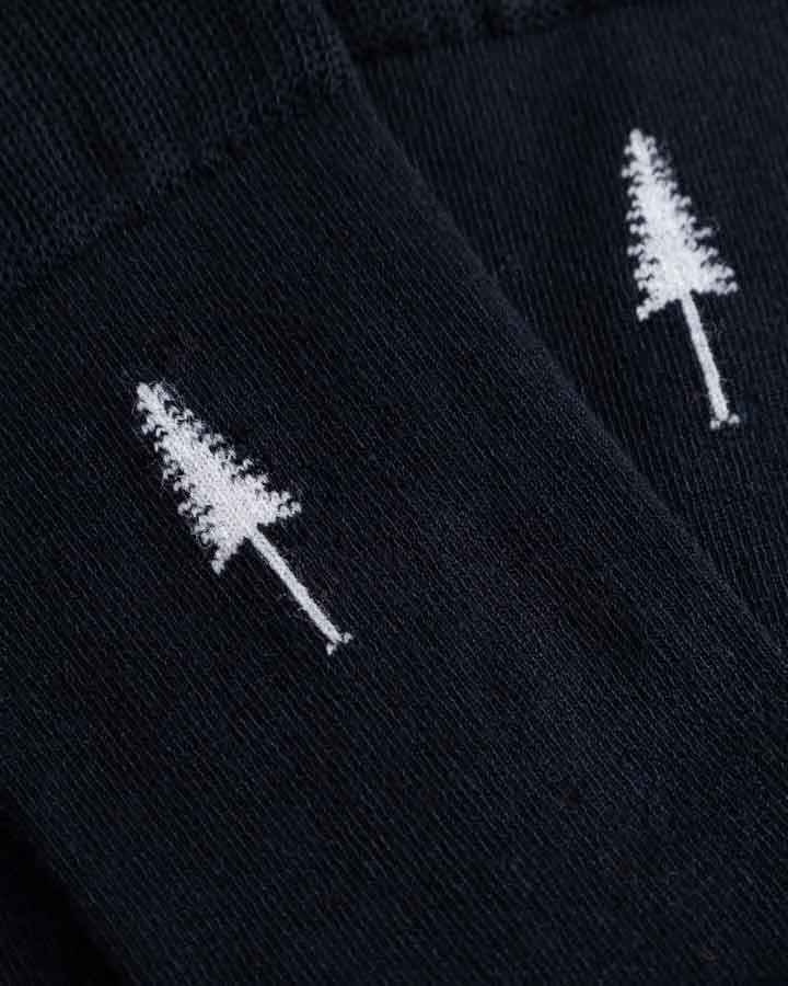 Dunkelblaues Socken-Set Tree Standard aus Tencel von Nikin
