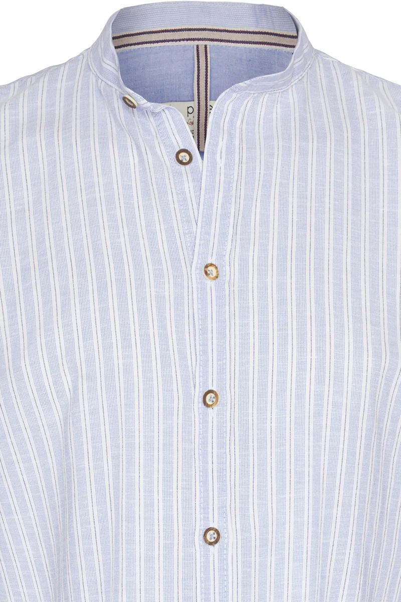 Herren Trachtenhemd Modern Fit mit Streifenmuster