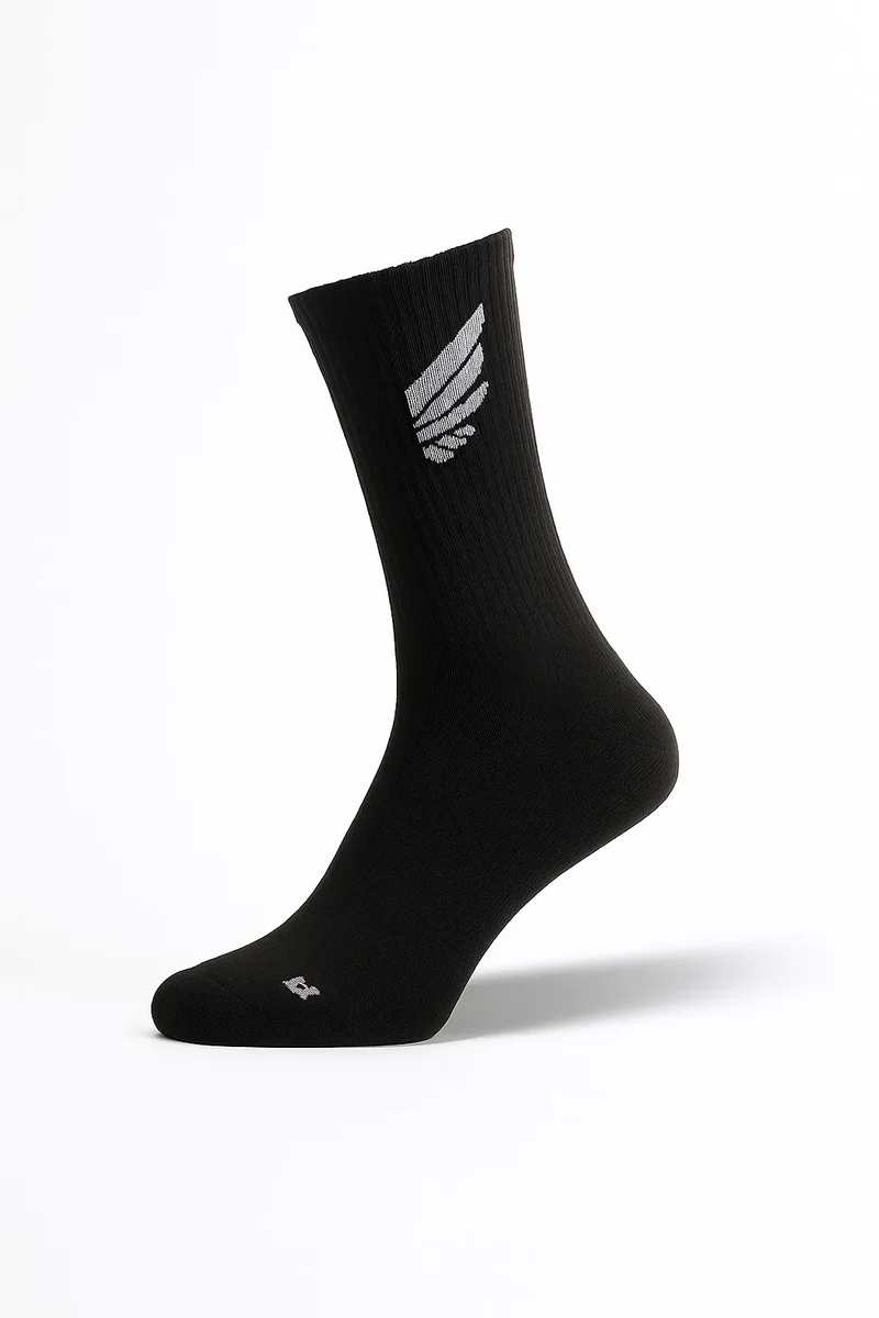 Schwarze Socken Crew von Nivays