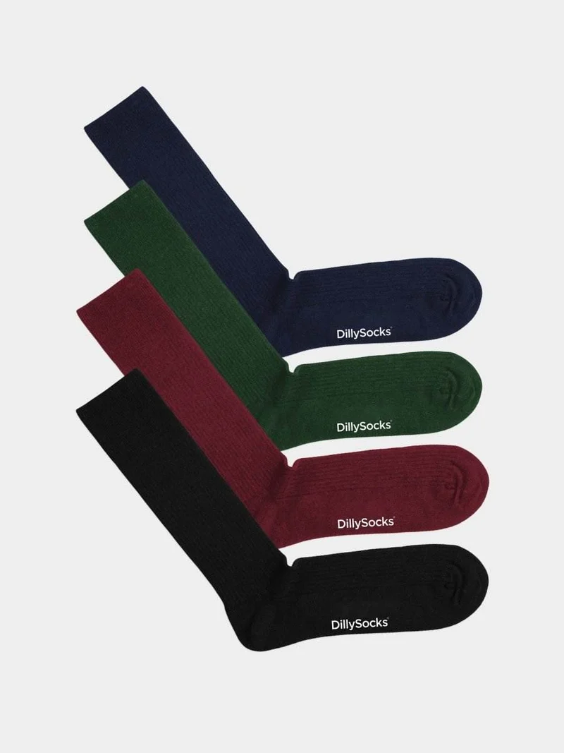 Ribbed Dark Color (4er Pack)