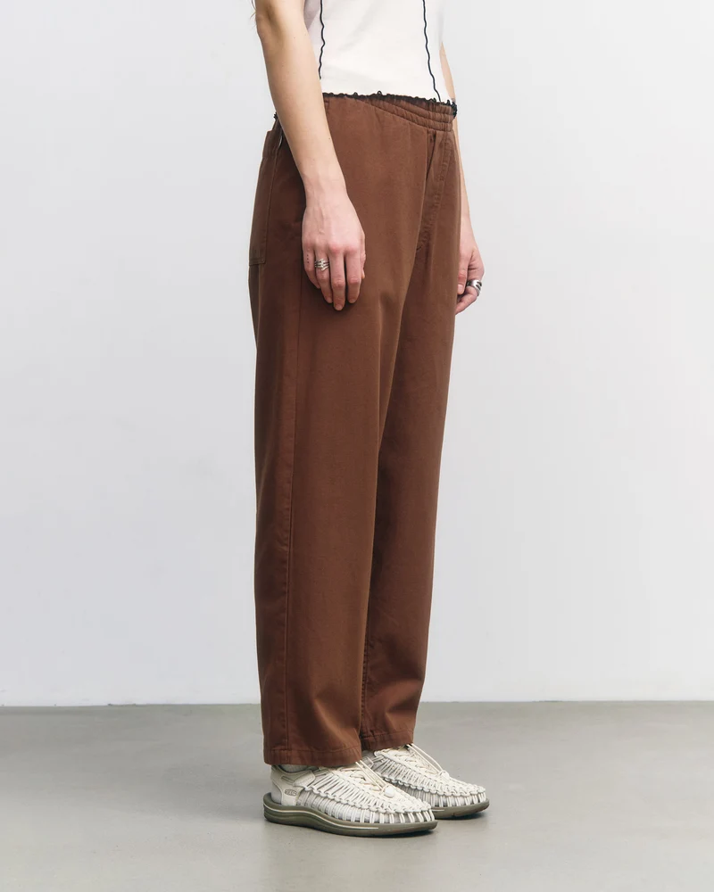 Braune Hose aus Bio-Baumwolle von Rotholz