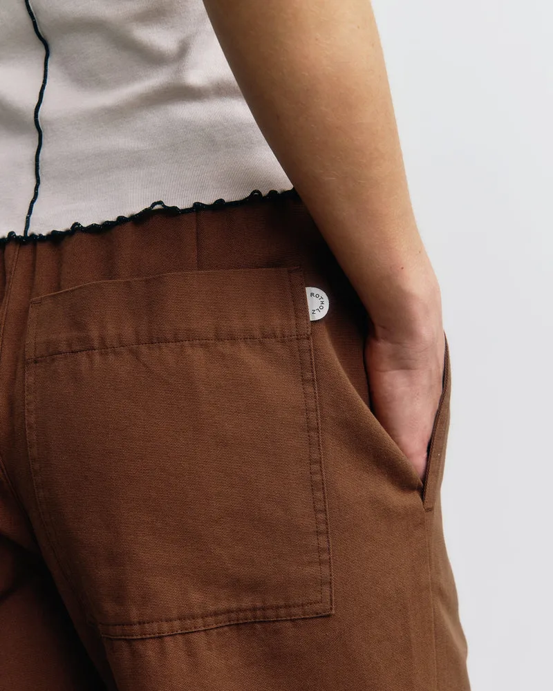 Braune Hose aus Bio-Baumwolle von Rotholz
