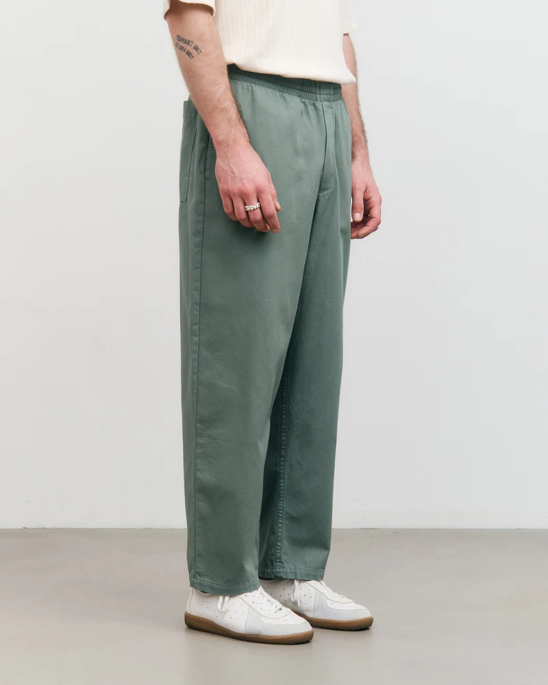 Grüne Hose aus Bio-Baumwolle von Rotholz
