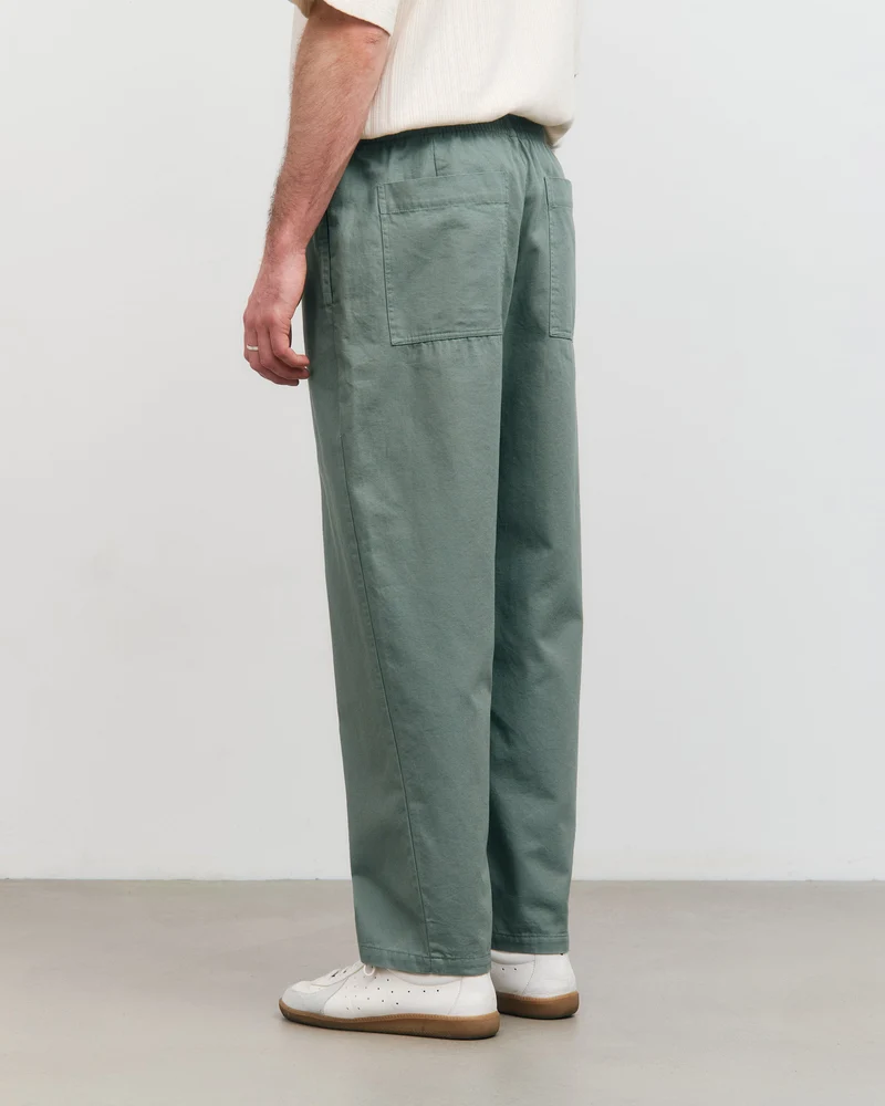 Grüne Hose aus Bio-Baumwolle von Rotholz