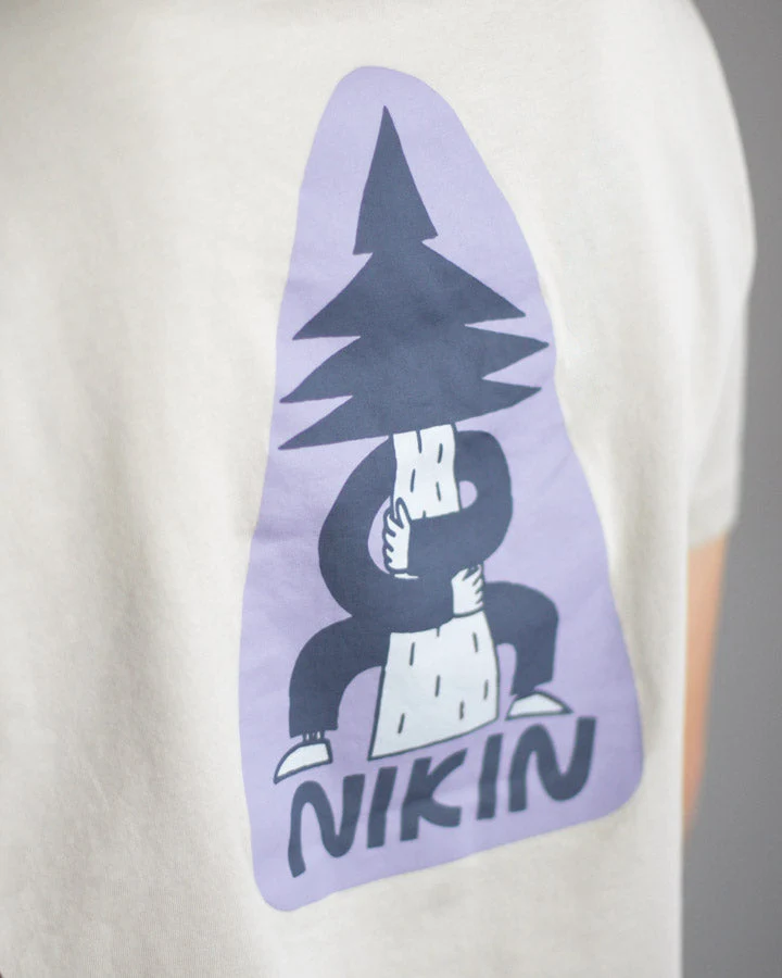 Beiges T-Shirt Tree Anniversary von Nikin