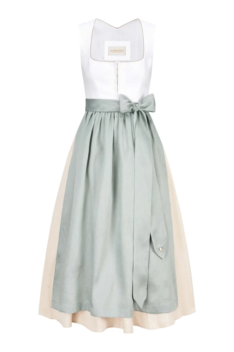 Alpenherz Dirndl mit abnehmbaren Flügelärmel Marie ecru