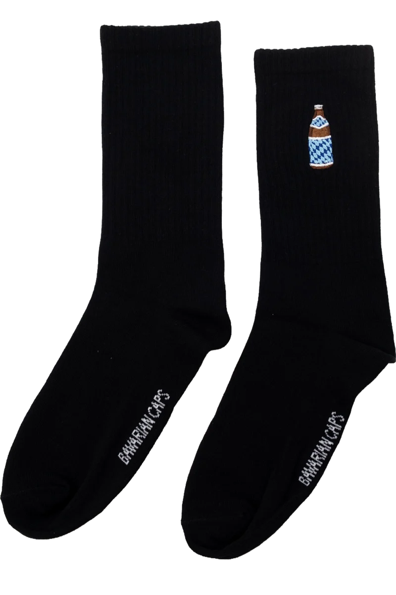 Herren Sportsocken mit Bayerisch Hell Stickerei