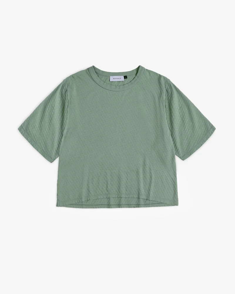 Grünes T-Shirt aus Bio-Baumwolle von Rotholz