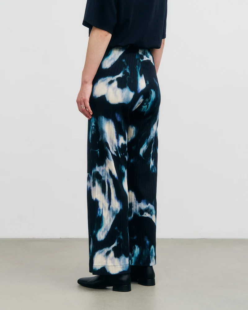 Gerippte Hose Tie Dye aus Bio-Baumwolle von Rotholz