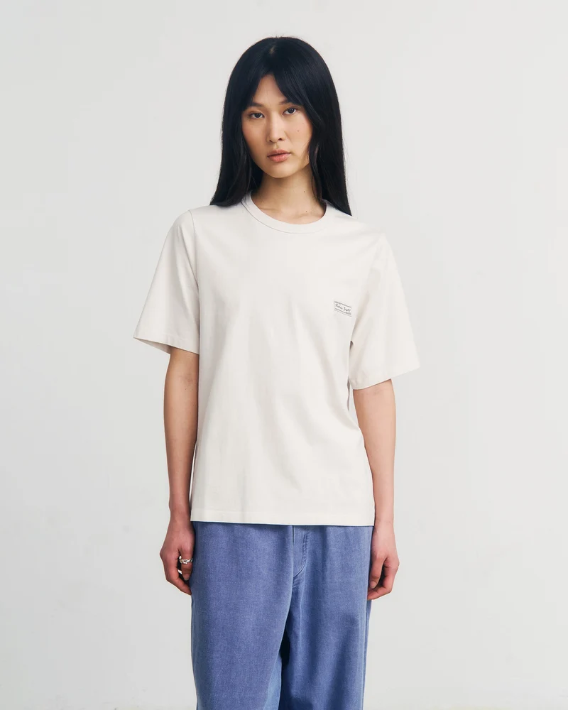 Weisses T-Shirt Veggie aus Bio-Baumwolle von Rotholz