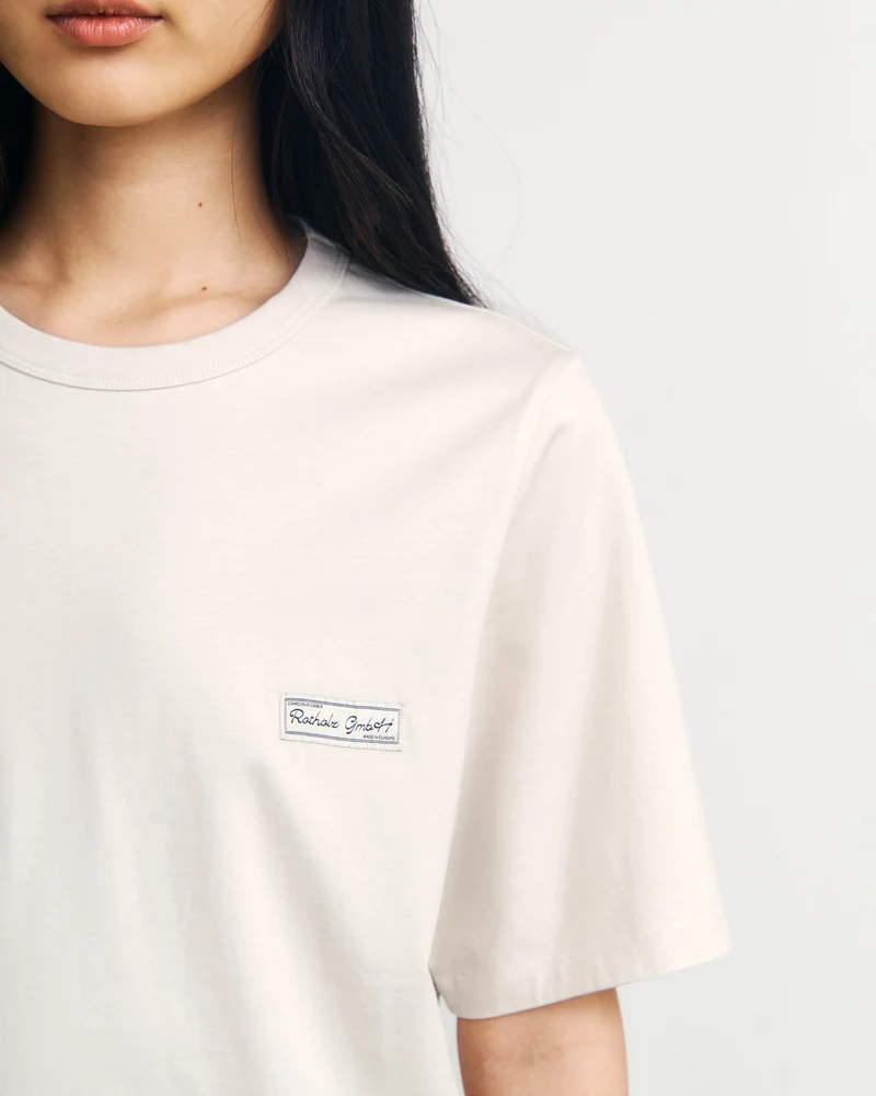 Weisses T-Shirt Veggie aus Bio-Baumwolle von Rotholz