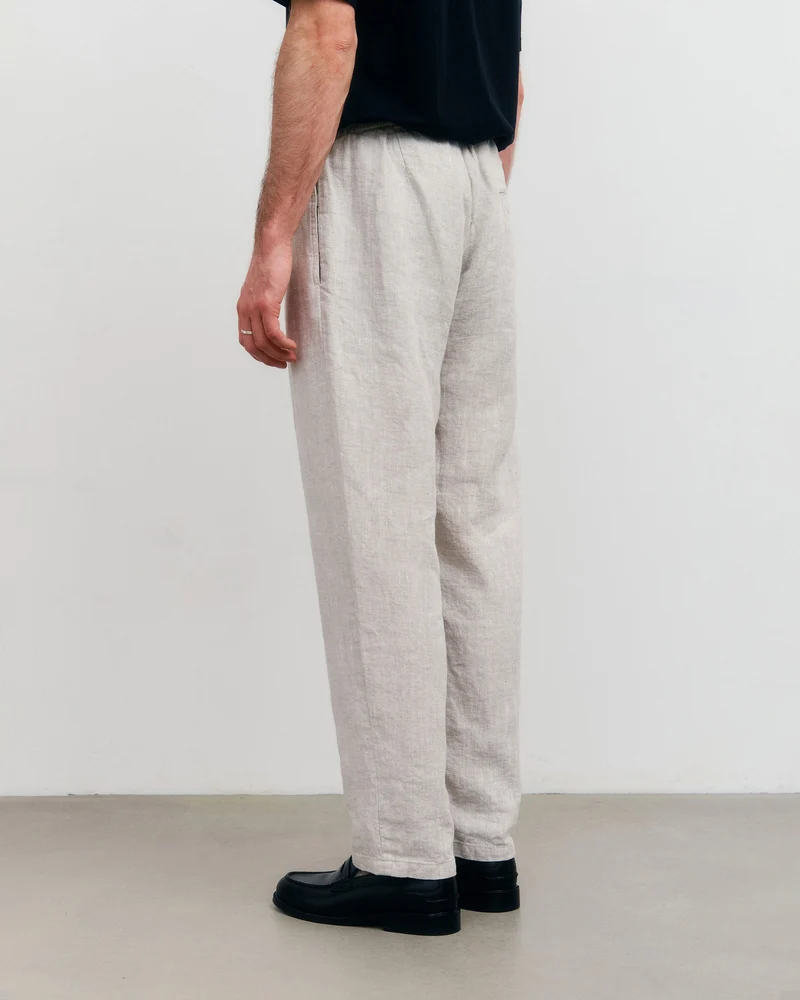 Leinen Hose - Natur