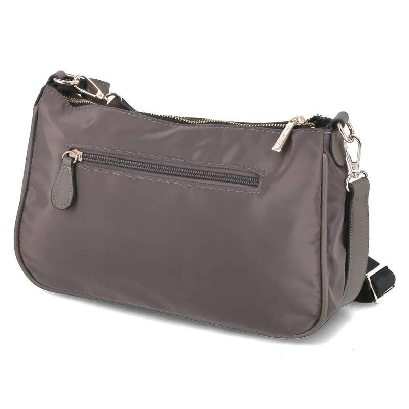 Schultertasche Taupe