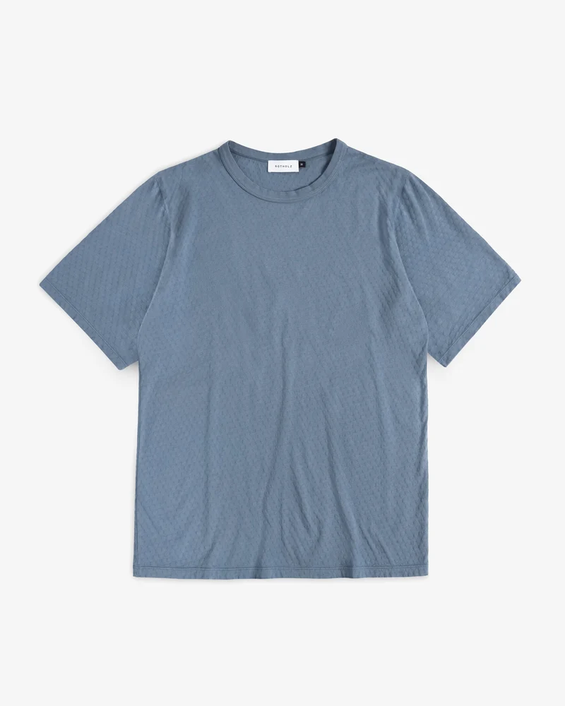 Blaues T-Shirt aus Bio-Baumwolle von Rotholz