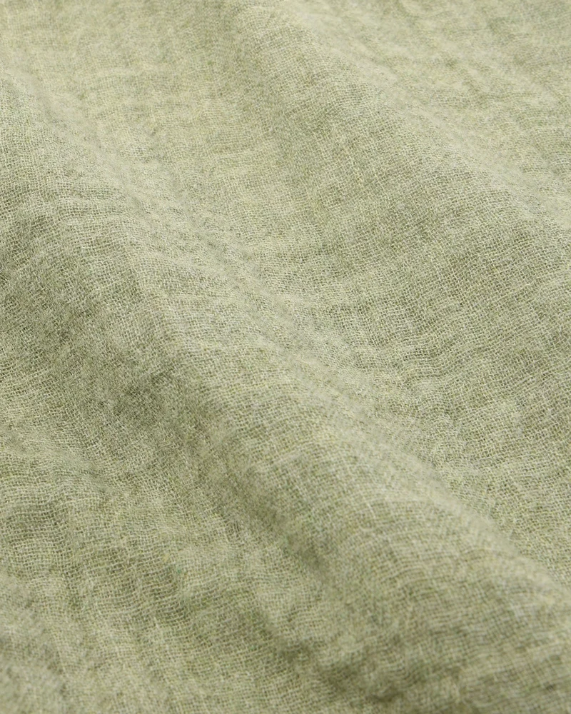 Grüne Musselin Shorts aus Bio-Baumwolle von Rotholz
