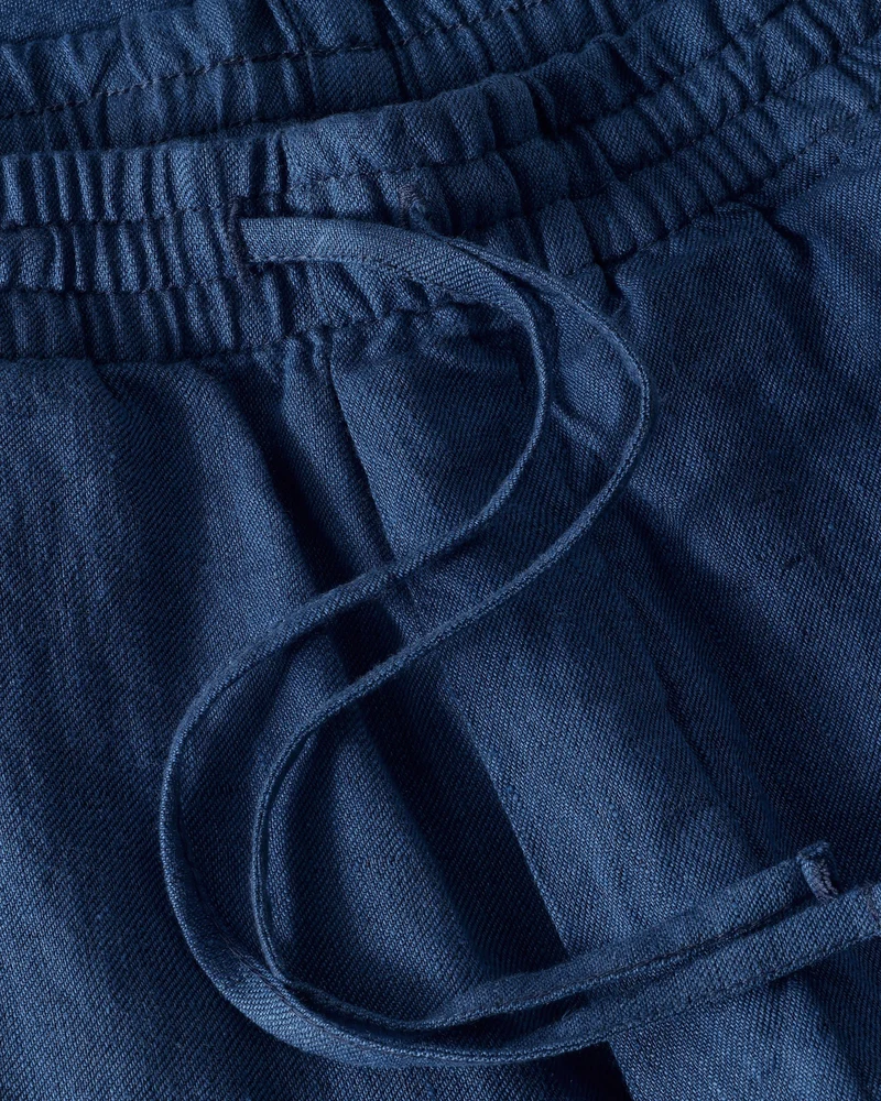 Blaue kurze Hose aus Bio-Baumwolle von Rotholz
