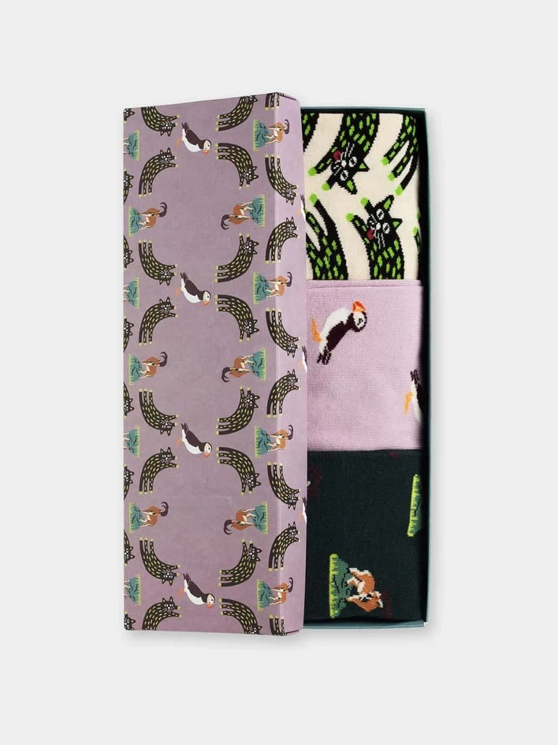 Cat & Puffin & Capricorn (3er Box)