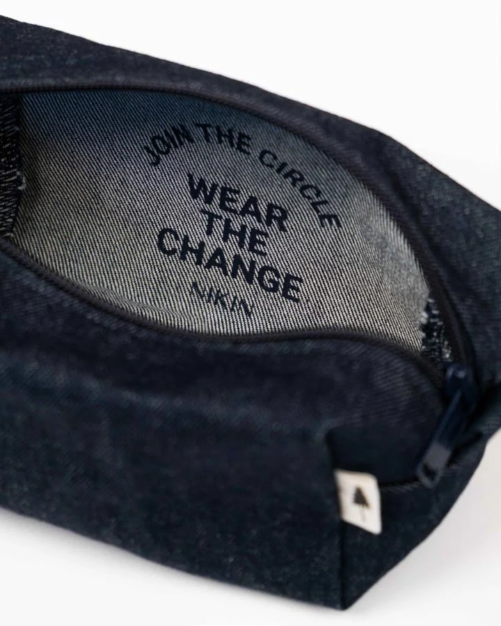 Necessaire aus 100% recycelter Baumwolle von Nikin