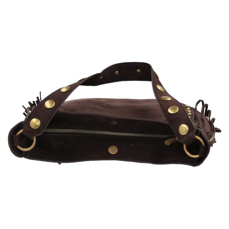 Schultertasche Braun