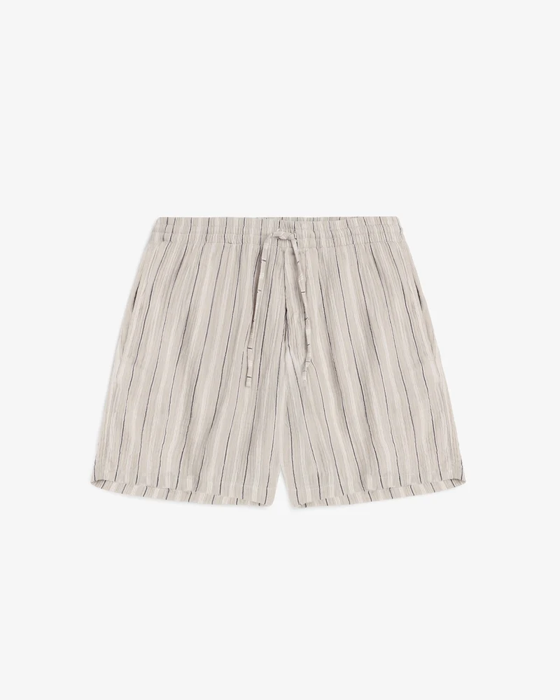 Gestreifte Musselin Shorts aus Bio-Baumwolle von Rotholz