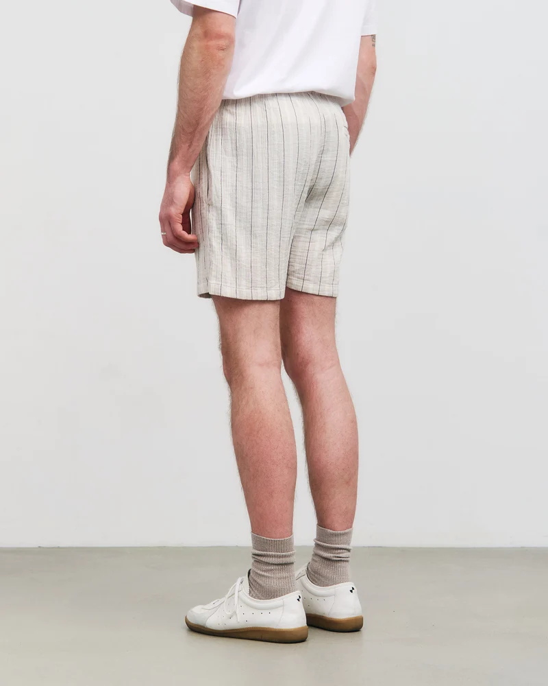 Gestreifte Musselin Shorts aus Bio-Baumwolle von Rotholz