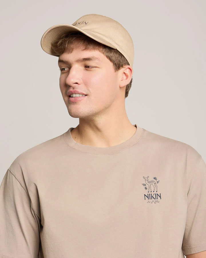 Beiges Cap Tree Dad aus 100% Bio-Baumwolle von Nikin