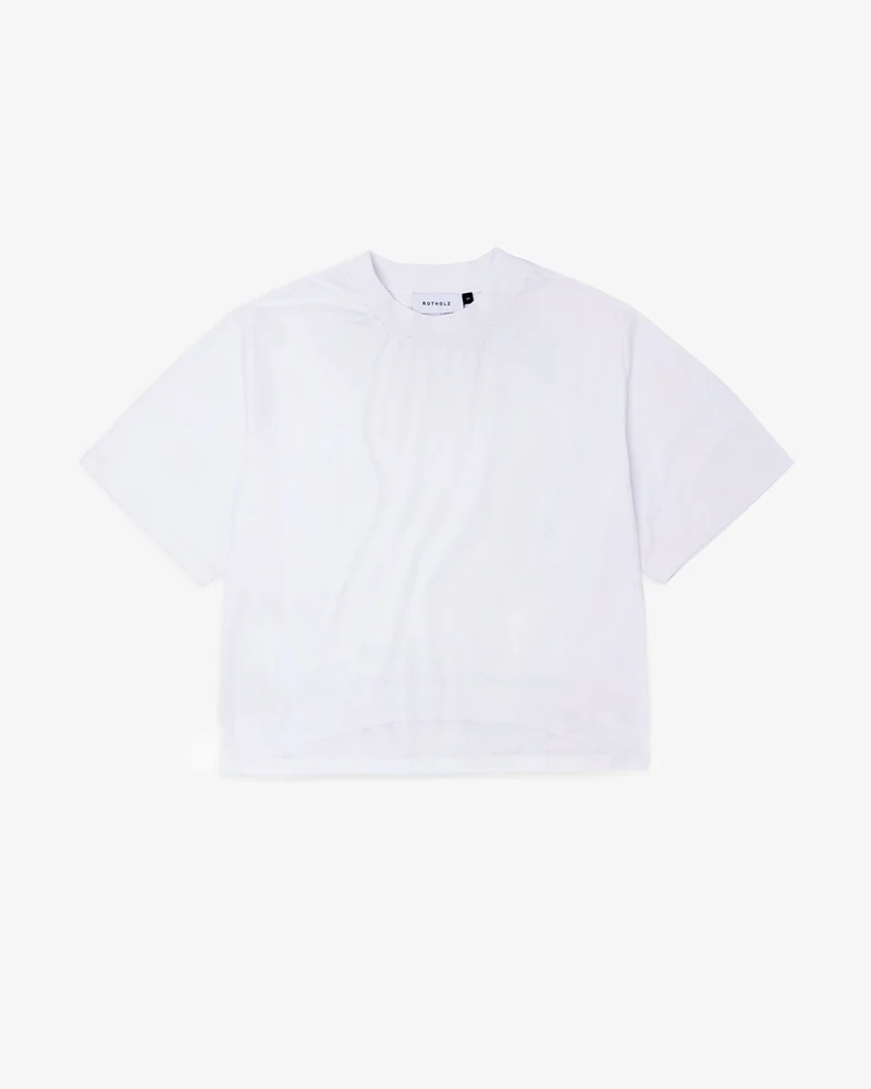 Weisses T-Shirt aus Bio-Baumwolle von Rotholz