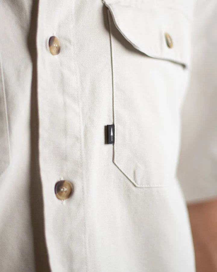 TreePlanter Overshirt Workwear Shortsleeve White Sand