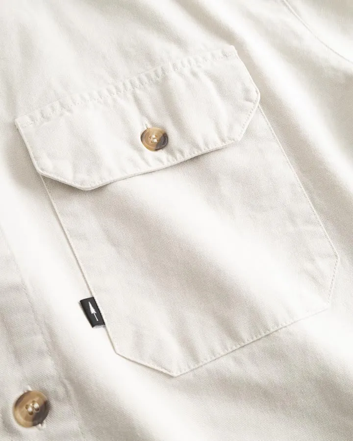 TreePlanter Overshirt Workwear Shortsleeve White Sand