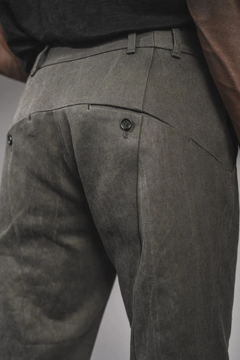 eigensinnig wien | Egger | Außergewöhnliche Designer-Jeans für Herren in Moosgrau