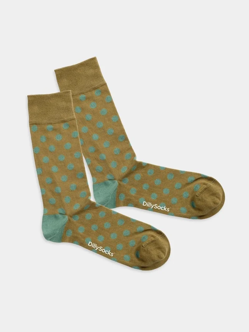 Moss Green Dots