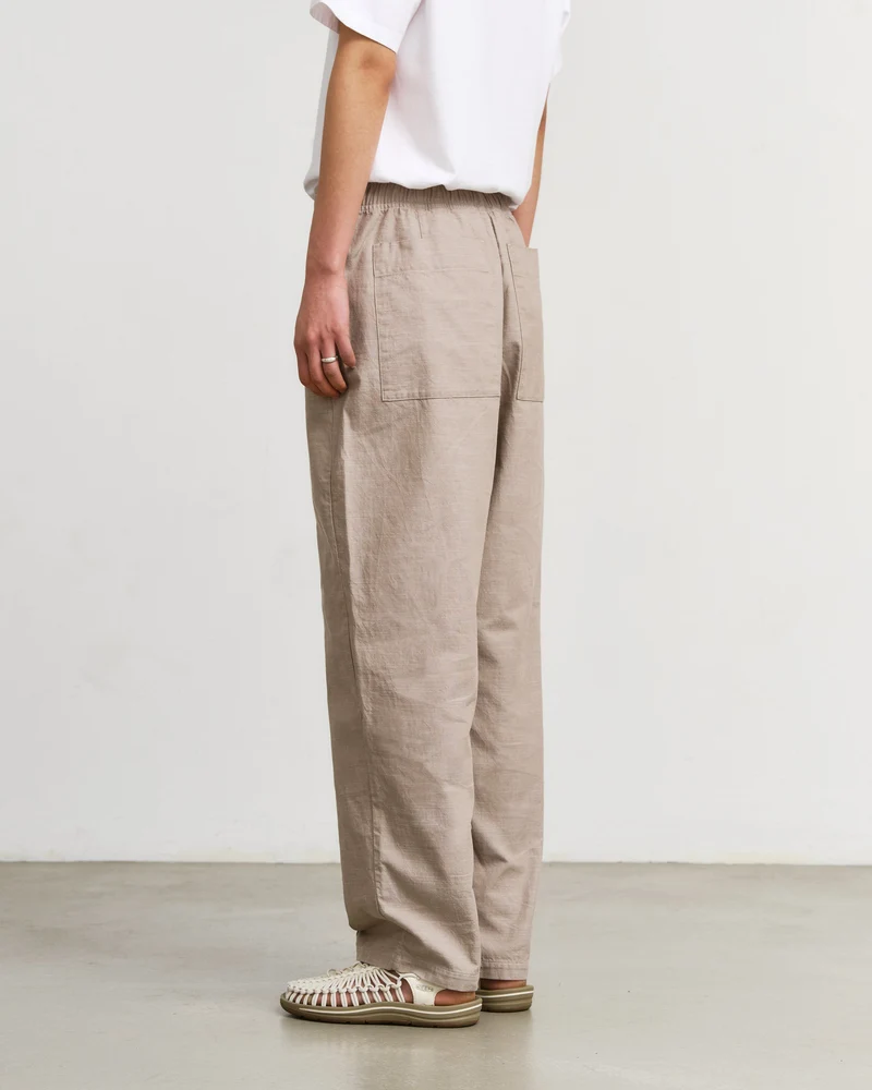 Beige Hose aus Bio-Baumwolle von Rotholz