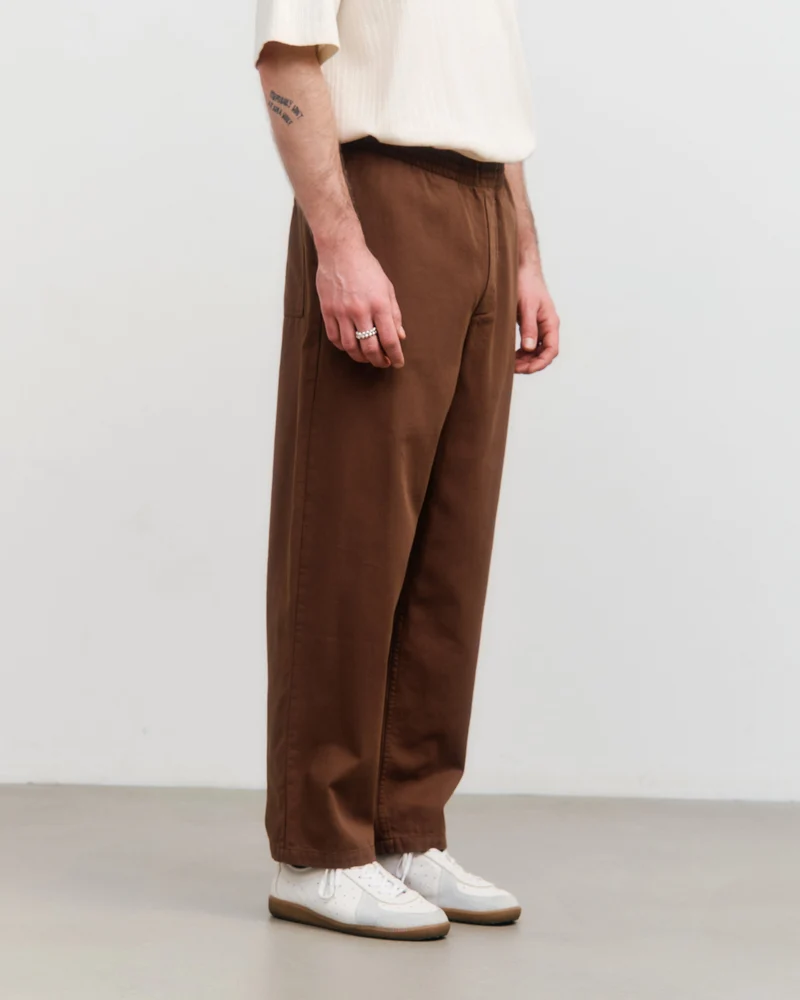 Braune Hose aus Bio-Baumwolle von Rotholz